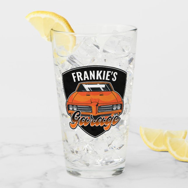 Personlig 1969 Ram Luft 400 Muscle Car Garage Glaskopp (Framsida Ice)