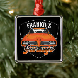 Personlig 1969 Ram Luft 400 Muscle Car Garage Julgransprydnad Metall