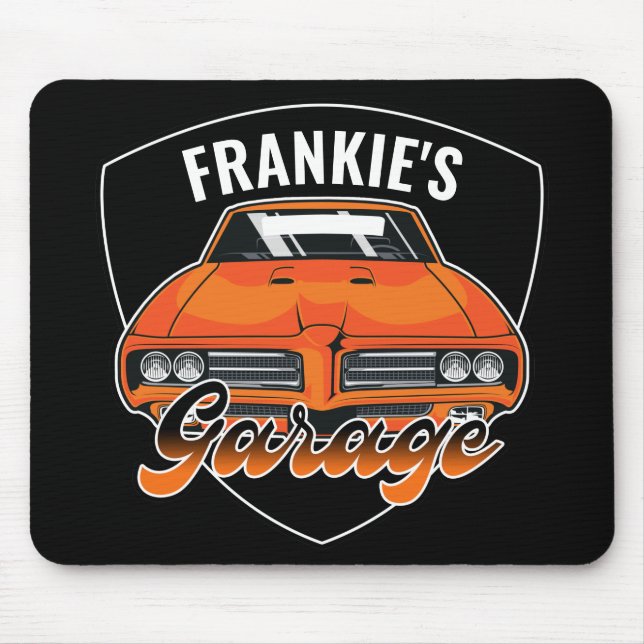 Personlig 1969 Ram Luft 400 Muscle Car Garage Musmatta (Framsidan)