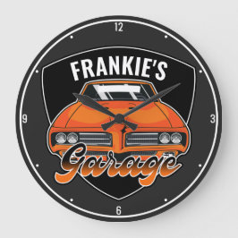 Personlig 1969 Ram Luft 400 Muscle Car Garage Stor Klocka