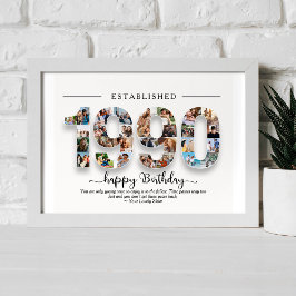 Personlig 1999: Born Etabled Photo Collage Poster