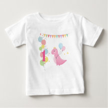 Personlig 1:a födelsedag Baby T-Shirt