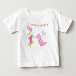 Personlig 1:a födelsedag Baby T-Shirt