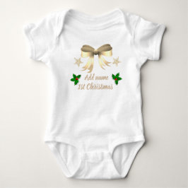 Personlig 1:a jul body t shirt