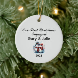 Personlig 1:a jultomten, gift Keepsaké Julgransprydnad Keramik