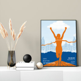 Personlig 1:a Springerna Marathon Gift Poster