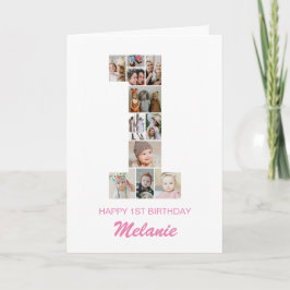 personlig 1 för fotokollage kort