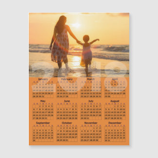 Personlig 2018 - Magnetfotokort för kalender
