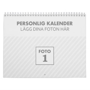 Personlig 2024 Kalender fotkalender årskal
