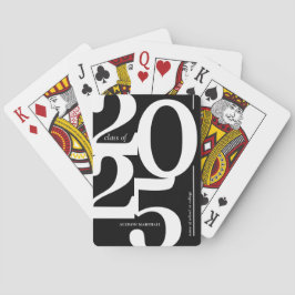 Personlig 2025 Klass Student Casinokort