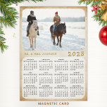 Personlig 2025 Magnetic Photo Calendar UK<br><div class="desc">I måndags till Söndag 2025 är en magnetisk fotokalender för ett kylskåp en mall som skapar personlig, användbara presenter för familj och vänner. Ett unikt ram dekorerar ditt foto om du klickar på "Anpassa den här mallen" och överför bilden där. Skriv även ditt efternamn, namn eller någon annan text. Denna...</div>