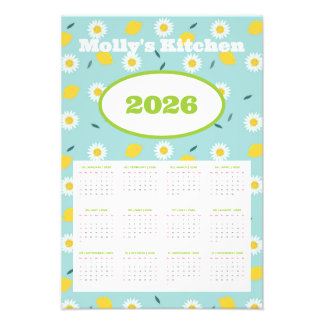 Personlig 2026-kalender fototryck