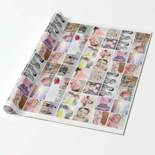 Personlig 20 Fotokollage Presentpapper