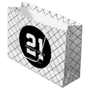 Personlig 21:a födelsedag Modern och Elegant