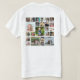 Personlig 24 Fotokollage T-Shirt (Design baksida)