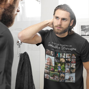Personlig 24 Fotokollage T Shirt