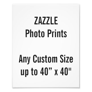 Personlig 24 x 30 cm fotoutskrift eller storlek an fototryck
