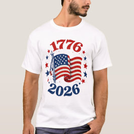 Personlig 250 år av amerikansk självständighet  t shirt