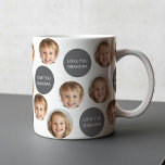 Personlig 2-foto-Ansikte | Jag Kärlek, du morfar Kaffemugg<br><div class="desc">Visa morfar hur mycket han elak med den här personligen två foto mugg! Med texten "I Kärlek You Grandpa" och utrymmet för två omhuldade foton är det perfekten för Far dag, födelsedagar eller bara för att. Oavsett om han har kaffe, te eller hett kakao, så kommer mugg att göra varje...</div>