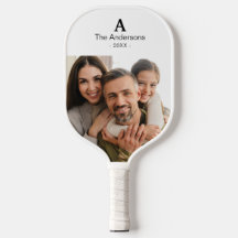 Personlig 2 Foto med Monogram & Familjenamn
