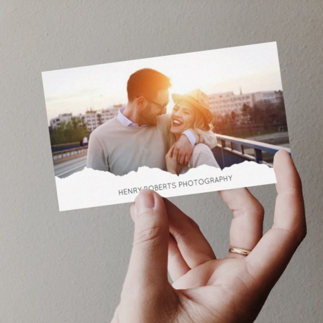 Personlig 2 Fotofotosättare för Elegant Visitkort (Skapare uppladdad)