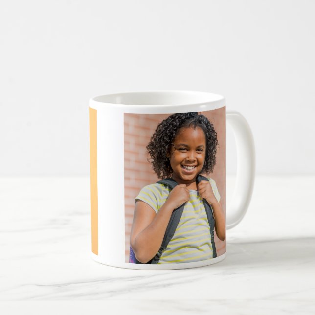Personlig 2 Fotokollage Coffee Mugg (Framsida höger)