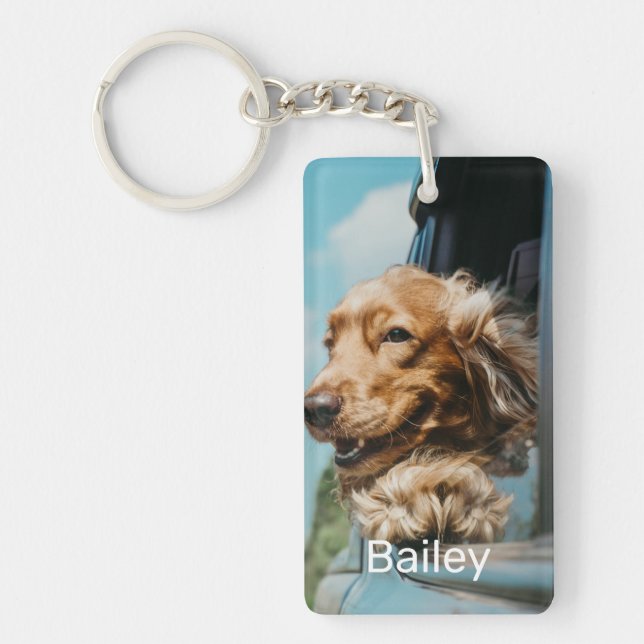 Personlig 2 Pet Photo Namn Hundälskares Keepsak (Framsidan)