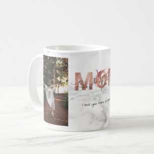 Personlig 2 Photo Best Dance Mamma Alltid Ro Guld Kaffemugg
