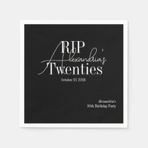 Personlig 30-årsfest RIP 20-talet party Pappersservett