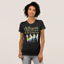 PERSONLIG 30ÅRS FÖDELSEDAG DIVA T SHIRT