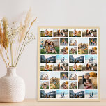 Personlig 32 Fotokollage Poster<br><div class="desc">Skapa din egen Personlig 32 Fotokollage Poster väggkonst</div>