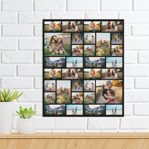 Personlig 32 Fotokollage Poster