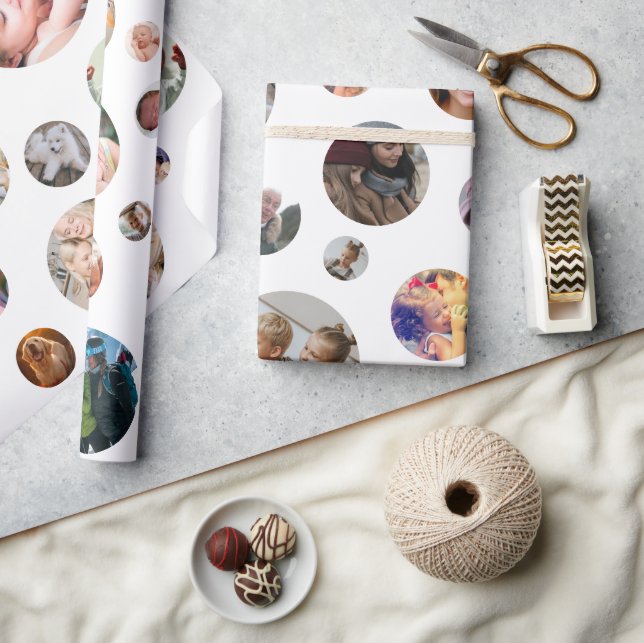 Personlig 36 Fotokollage Presentpapper (Hantverk)