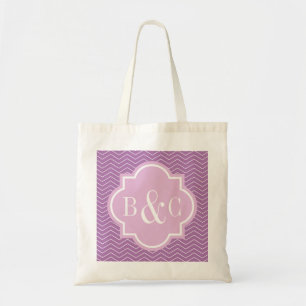 Personlig 3 brev monogram bröllop topåse tygkasse