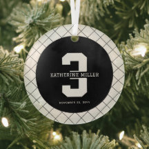 Personlig 3:e födelsedag Modern och Elegant