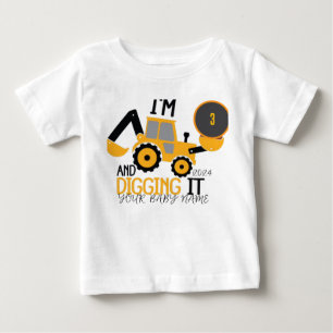 Personlig 3:e födelsedagskonstruktion t shirt