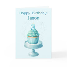 Personlig 3:e födelsedagskupakortet