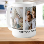 Personlig 3 - foto och text kaffemugg<br><div class="desc">Personlig 3 Foto- och textkeepsaké mugg från Ricaso - lägg till egna foton eller teckningar - fotokeepsakpresenter gör det bästa presenterna</div>