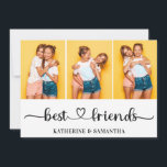 Personlig 3 Photo Collage Best Friends Hälsning Kort<br><div class="desc">Skapa dina egna,  bästa vänner för alltid,  fotokollage,  lägg till dina egna foton,  lägg till Namn och gör det till din egen. Gör en Personlig Friends Photo Collage till jul,  födelsedagar,  Helgdagar,  speciella tillfällen och mer.</div>
