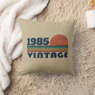 Personlig 40-årsdagen vintage party kudde