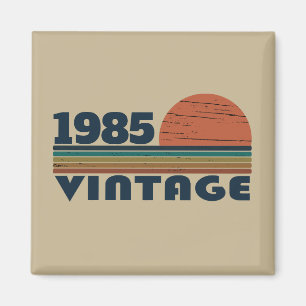 Personlig 40-årsdagen vintage party magnet