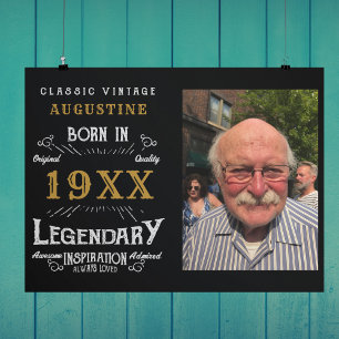 Personlig 40:e födelsedagen poster