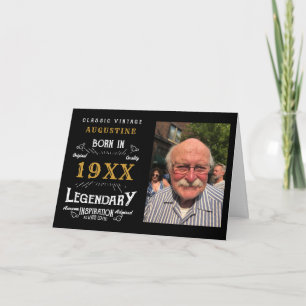 Personlig 40:e födelsedagskort kort