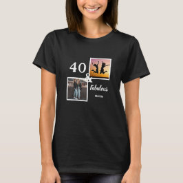Personlig 40 och fantastiska kvinnors gåva t shirt