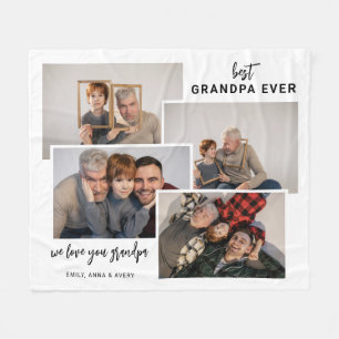 Personlig 4 Farmor Farmor Fleece Blanket