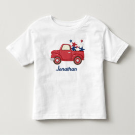 Personlig 4 juli Pickup Truck T-shirt 