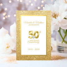 Personlig 50:e årsdagen av Golden Bröllop