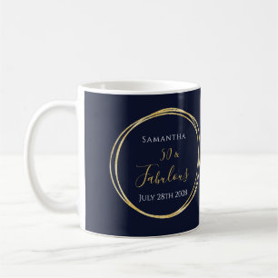 Personlig 50:e födelsedag Guld Kaffemugg