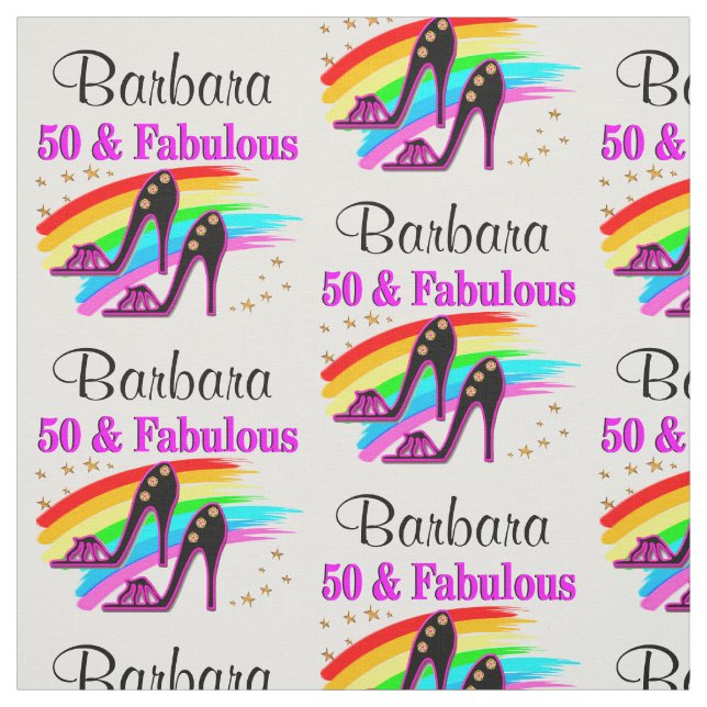 PERSONLIG 50 OCH FABULÖSA FABRIK TYG (Provkarta)