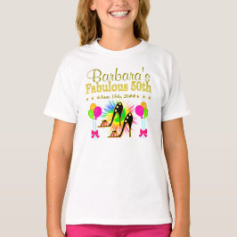 PERSONLIG 50TH SHOE QUEEN T SHIRT
